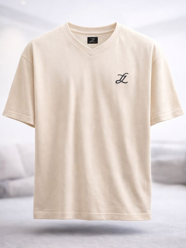 Laizee Essential V-Neck — Sand